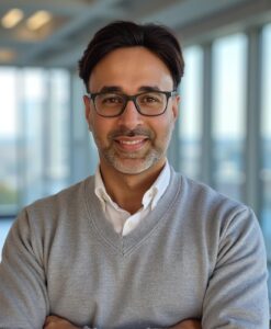 Portrait of Sam Sharma, Chief Technology Officer at EngageBizDev.