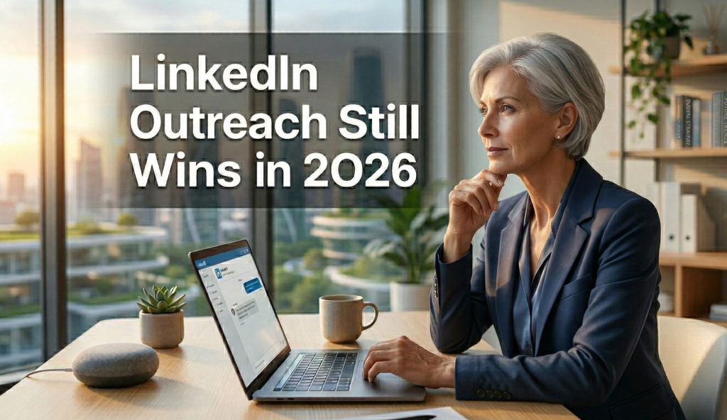 Engage Biz Dev executing a targeted LinkedIn outreach strategy to help B2B companies connect with key decision-makers and book qualified meetings.